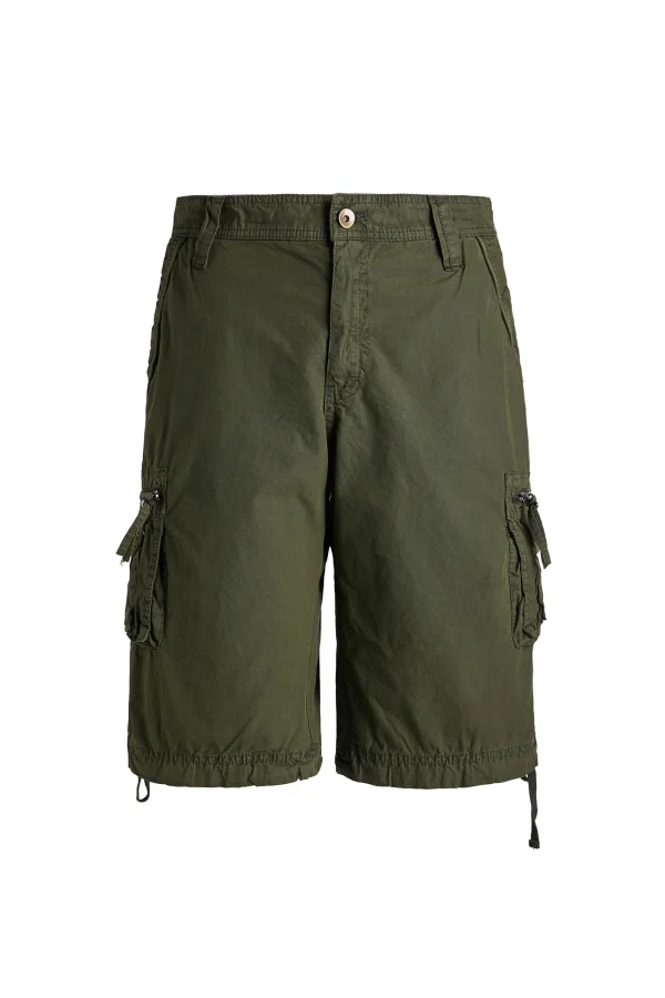 Men's 100% pure cotton workwear shorts - street clothing design and camouflage decoration breathable and comfortable - Image 7