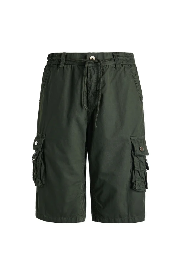 Men's lightweight quick drying tactical workwear shorts - stretch outdoor casual shorts with multiple pockets