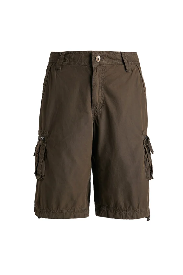 Men's 100% pure cotton workwear shorts - street clothing design and camouflage decoration breathable and comfortable