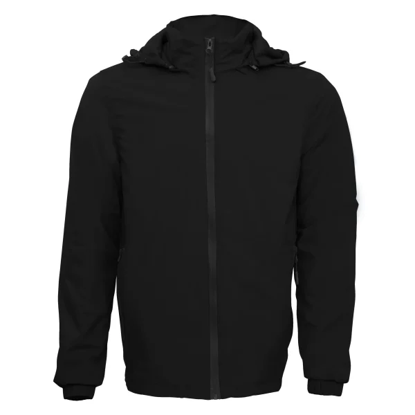 Men's casual hooded jacket, fashionable windbreaker with zipper pocket for winter wear - Image 8
