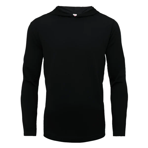 Three piece men's quick drying sports hoodie - long sleeved solid color suitable for sports and fitness training - Image 7