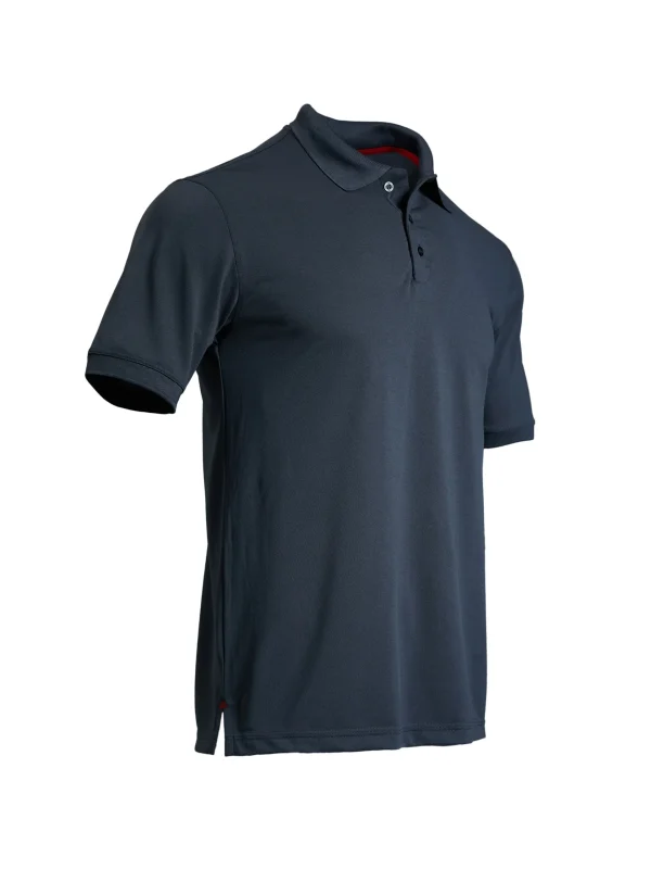 Men's solid color summer short sleeved lapel T-shirt, casual and comfortable golf shirt, as a gift - Image 3