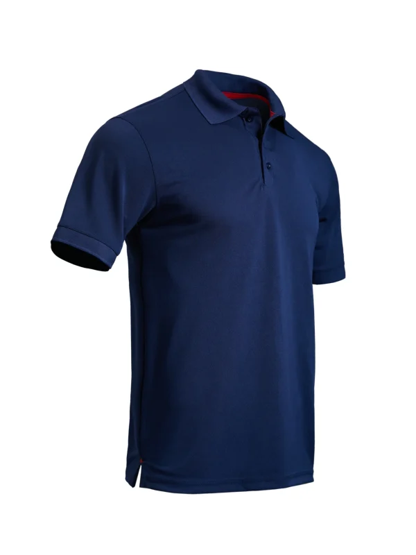 Men's solid color summer short sleeved lapel T-shirt, casual and comfortable golf shirt, as a gift - Image 5