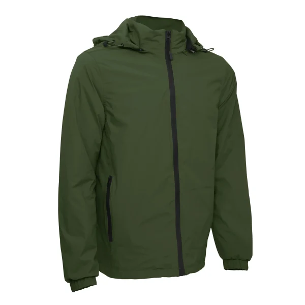 Men's casual hooded jacket, fashionable windbreaker with zipper pocket for winter wear - Image 5