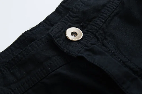 Men's 100% pure cotton workwear shorts - street clothing design and camouflage decoration breathable and comfortable - Image 10