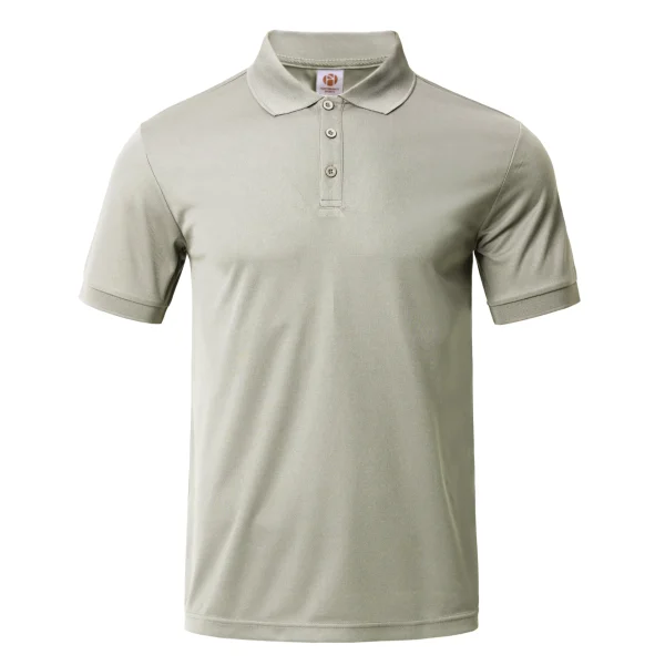 Men's solid color short sleeved golf shirt casual and comfortable top suitable for summer - men's gift - Image 3