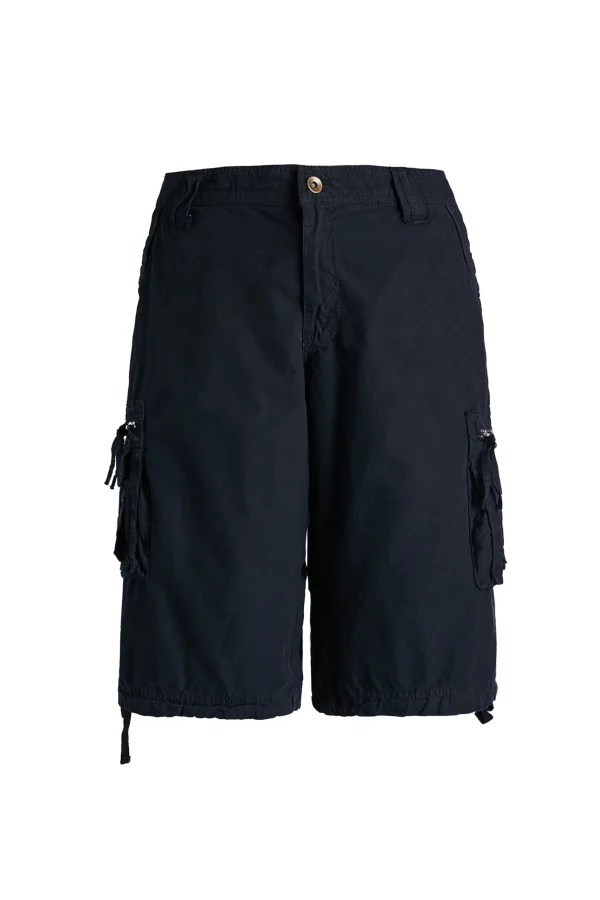Men's 100% pure cotton workwear shorts - street clothing design and camouflage decoration breathable and comfortable - Image 3