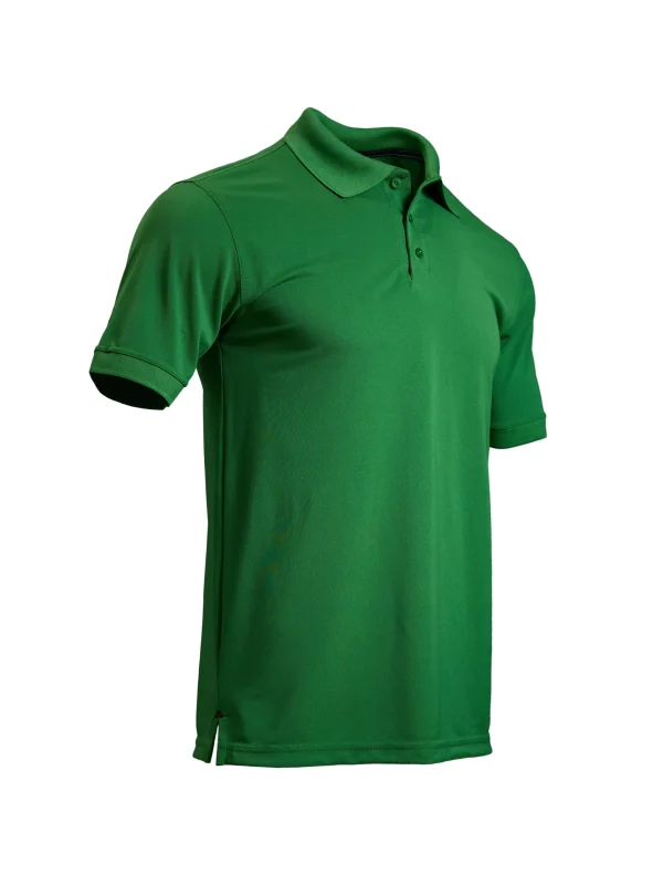 Men's solid color summer short sleeved lapel T-shirt, casual and comfortable golf shirt, as a gift - Image 2