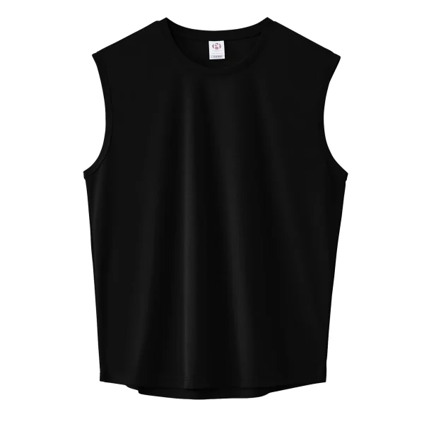 Summer men's outdoor fitness vest solid color top T-shirt casual sports basketball shirt - Image 9