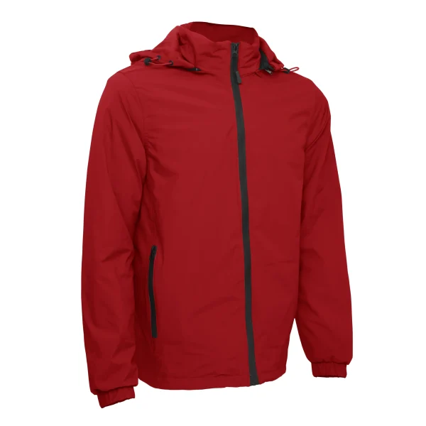 Men's casual hooded jacket, fashionable windbreaker with zipper pocket for winter wear - Image 4
