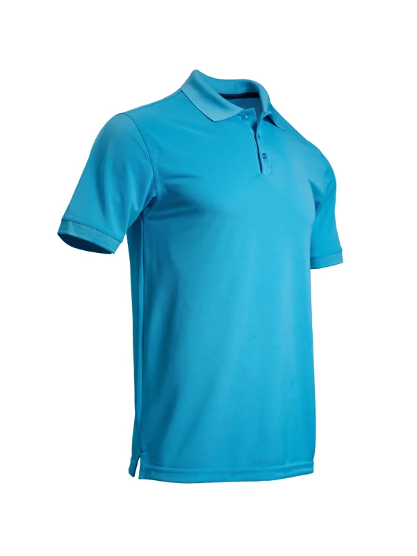 Men's solid color summer short sleeved lapel T-shirt, casual and comfortable golf shirt, as a gift - Image 10