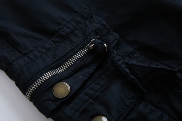 Men's cotton multi pocket workwear shorts - casual straight leg work pants - Image 11