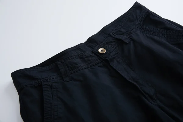 Men's cotton multi pocket workwear shorts - casual straight leg work pants - Image 10