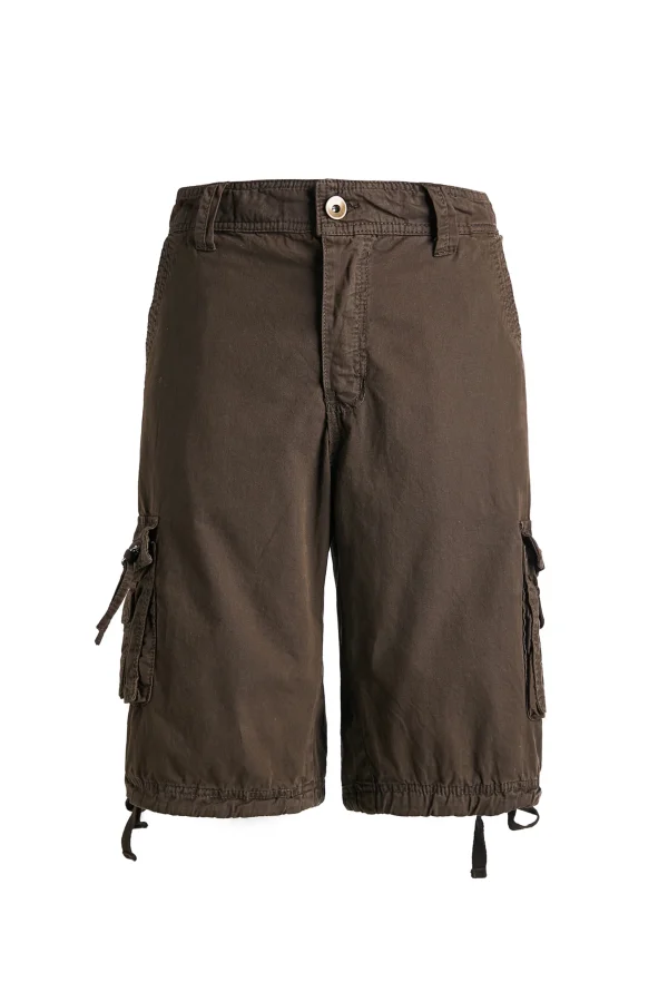 Men's cotton multi pocket workwear shorts - casual straight leg work pants - Image 6