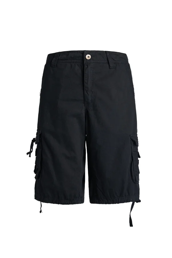 Men's cotton multi pocket workwear shorts - casual straight leg work pants - Image 5