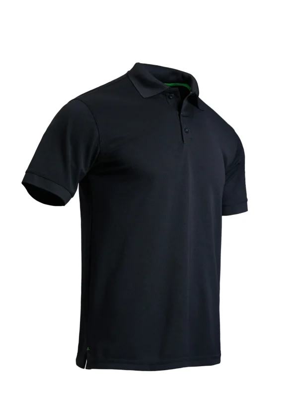 Men's solid color summer short sleeved lapel T-shirt, casual and comfortable golf shirt, as a gift - Image 6