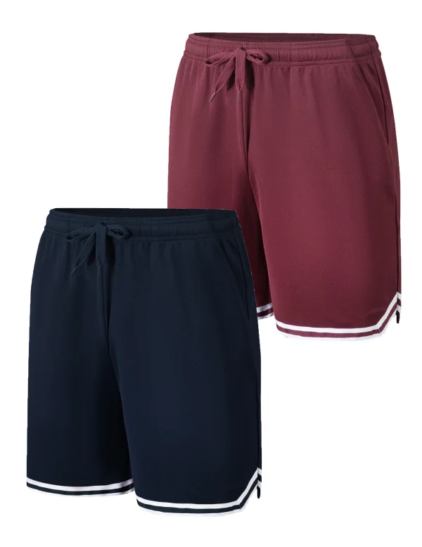2-piece men's sports shorts - lightweight breathable fast drying fitness training running shorts - Image 4