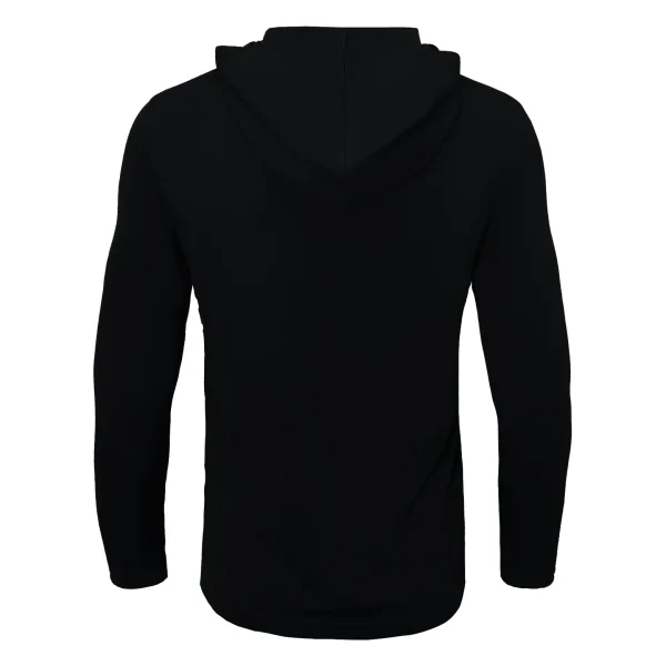 Three piece men's quick drying sports hoodie - long sleeved solid color suitable for sports and fitness training - Image 6
