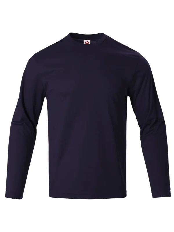 4-piece men's quick drying sports and fitness T-shirt long sleeved sports and running T-shirt - Image 9