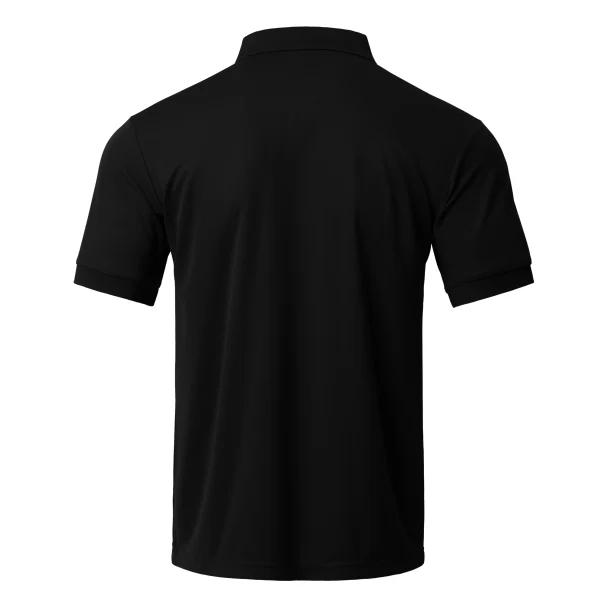 Men's solid color short sleeved golf shirt casual and comfortable top suitable for summer - men's gift - Image 10