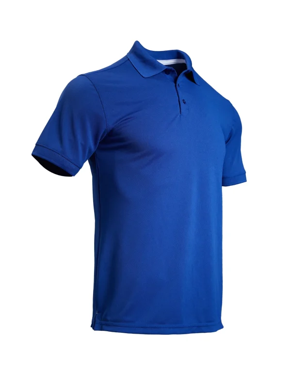 Men's solid color summer short sleeved lapel T-shirt, casual and comfortable golf shirt, as a gift - Image 9