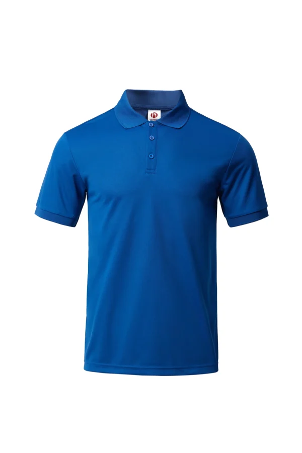 Men's solid color short sleeved golf shirt casual and comfortable top suitable for summer - men's gift - Image 6